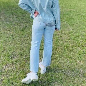 NWT Levi’s Premium Denim Wedgie Straight in Cloud 9 Wash High Waist